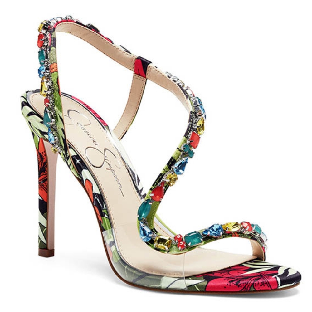 ISO JESSICA SIMPSON JAYCIN HEEL Floral Multi 7